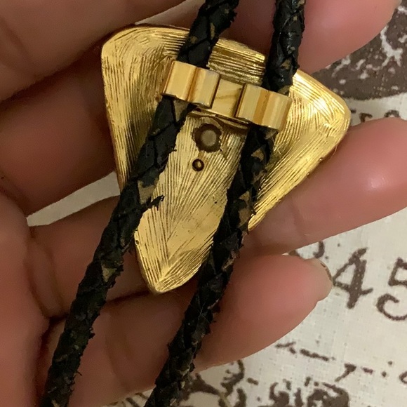 Vintage boot leather tie - Picture 4 of 5